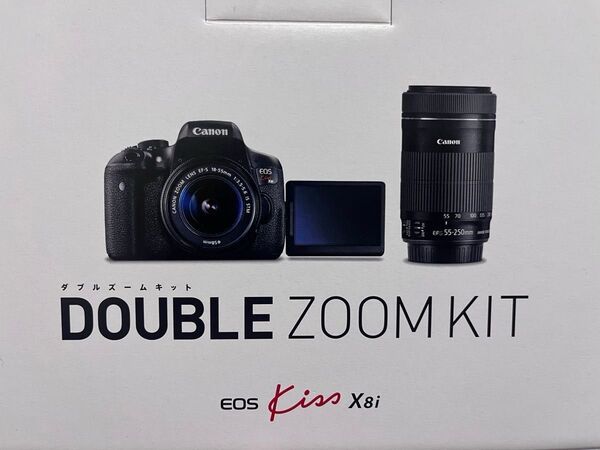 キヤノン Canon EOS kiss X8i ダブルズームキット デジタル 一眼レフ カメラ