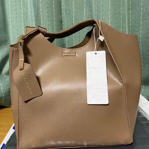 RETRO GIRL トートバッグ モカブラウン タグ付き 未使用