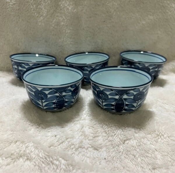 ◎ 新品 美濃焼 天下一筑後窯 煎茶碗 5個セット 湯呑み 美品 おもてなし 湯呑 湯呑み 美品