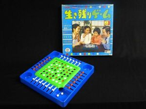e053 昭和レトロ 当時モノ タカトク 家族で遊べる 生き残りゲーム ボードゲーム/100