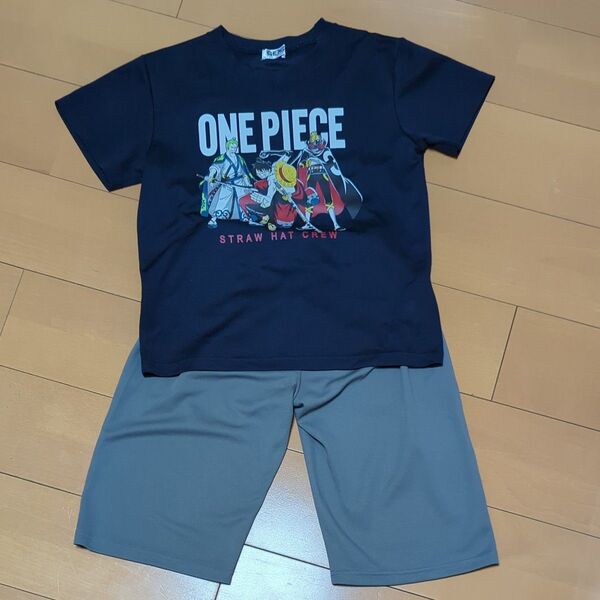 ワンピース 半袖半パンパジャマセット size150