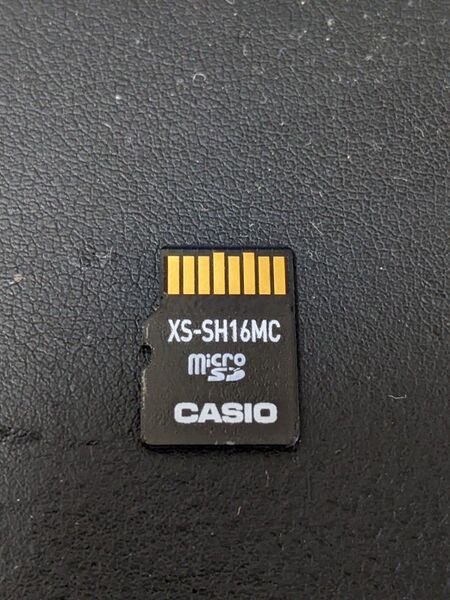 追加コンテンツカード XS-SH16MC microSD カシオcasio
