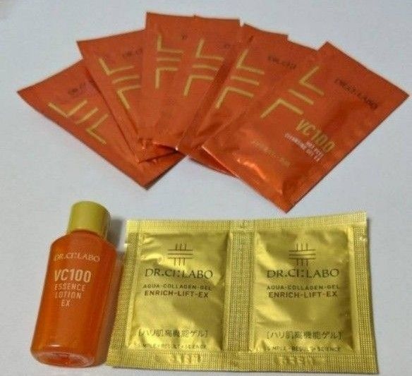 ドクターシーラボ VC100エッセンスローションEX14ml ホットピールクレンジングゲル アクアコラーゲンゲル ハリ肌高機能ゲル