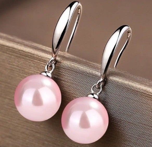 ピアス シルバー925 ピンク大粒12mmパール タヒチ産淡水パール