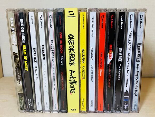 ONE OK ROCK シングル & アルバム CD 14枚セット (日本版、海外版)