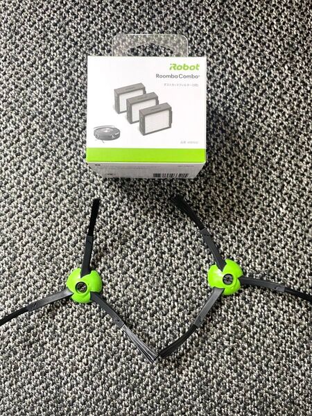 iRobot Roombaエッジクリーニングブラシ2つiRobot Roomba Combo ダストカットフィルター1箱(3つ)