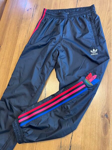 アディダス ナイロンパンツ ジャージ 男性M adidas ウエストゴム