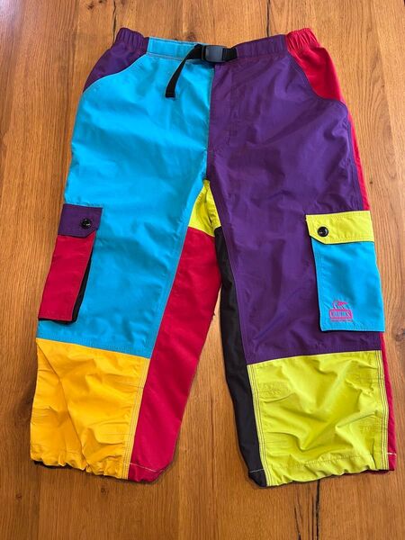 新品 CHUMS マルチカラー パンツMサイズ アウトドアパンツ