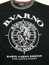 新品　SALE!!　特別価格!!　 送料無料　BARNI VARNO　バーニ ヴァーノ　半袖　Tシャツ　L（LL）サイズ　2856　日本製　黒_画像4