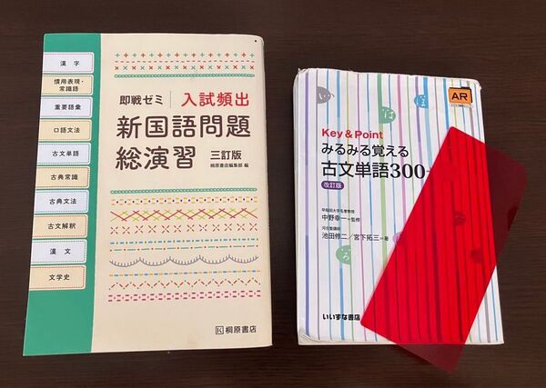 高校国語 ①入試頻出 新国語 問題総演習 (即戦ゼミ)&②みるみる覚える古文単語300