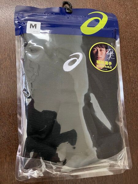 M 1個入 アシックス 膝サポーター 3層パッド パフォーマンスブラック×ブリリアントホワイト 3053A071 001 左右兼用