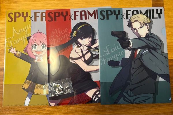 SPY×FAMILY クリアファイル3枚セット ラバーアクセサリー