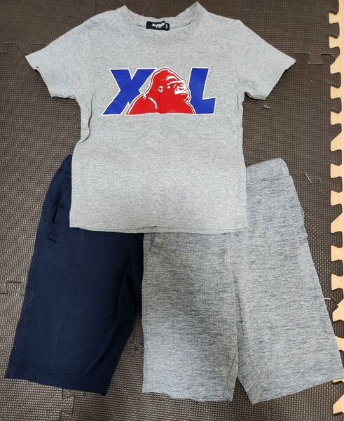 Tシャツ エクストララージ ユニクロ ハーフパンツ 120