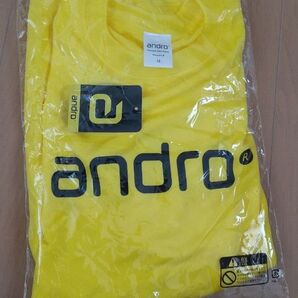 andro 卓球ゲーム Tシャツ イエロー M 未使用