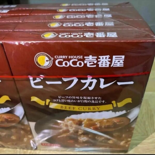 レトルトカレー CoCo壱番屋 ビーフカレー 2食 ポークカレー 3食