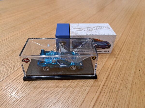 ホットウィール カウンタック LP500S Hot Wheels ‘82 Lamborghini Countach 青 ブルー