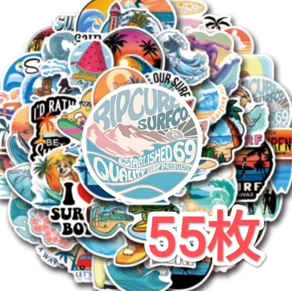 55枚 SURF ステッカー シール