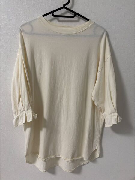 半袖 トップス カットソー Tシャツ 五分袖 Mサイズ
