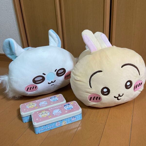 ちいかわ うさぎ モモンガ ぬいぐるみまとめ売り 新品未使用品 もっちるねそべりBIGぬいぐるみ ちいかわドリーム缶