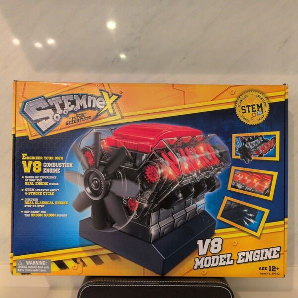 新品 Stemnex ステムネックス V8 モデル エンジン 組み立てキット V8