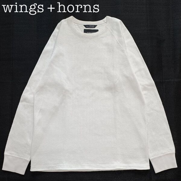 wings+horns ラグラン スウェット 防風 Mサイズ