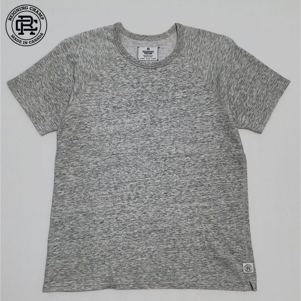 REIGNING CHAMP ラグランTシャツ フレンチテリー M グレー