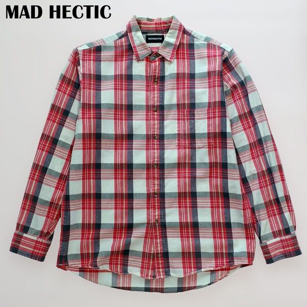Mad Hectic チェック柄 ネルシャツ 長袖