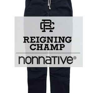 REIGNING CHAMP × NONATIVE スウェットパンツ ネイビー XL