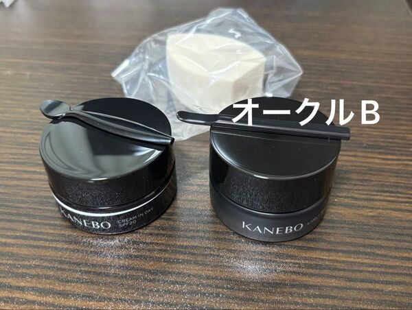 カネボウ クリームインデイ 15g & ライブリースキンウェア オークルB 15g & スムースフィットスポンジ