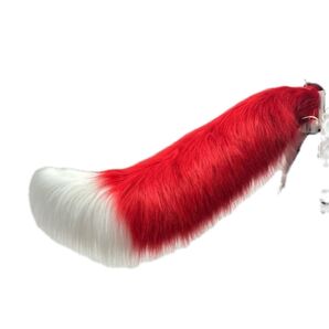 キツネ 尻尾 ファー きつねハンドメイド ふわふわ アニマルテール fursuit