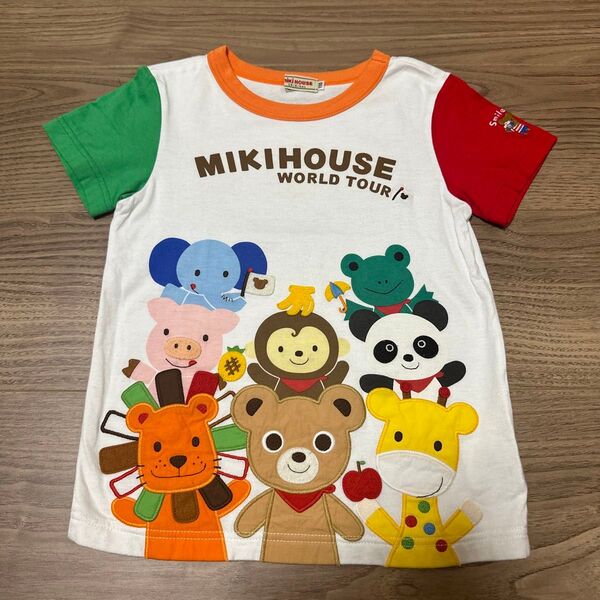 ミキハウス 動物集合Tシャツ