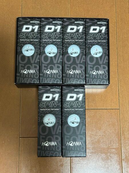 ホンマゴルフ D1 SPIN ゴルフボール 18個 新品未使用