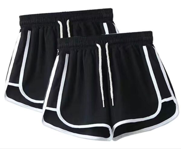 L 2枚セット レディース ショートパンツ 短パン スポーツ 夏 フィットネスゴム 柔らかい 通気性 伸縮性 吸汗 速乾 ヨガ