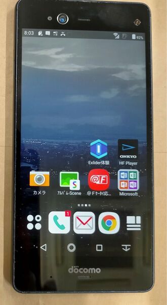 Docomo arrows NX F-01K sim ロック解除済み