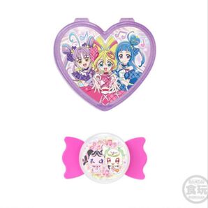 キミとアイドルプリキュア♪ オシャレに変身♪アイドルプリキュアセット キャンディのキラキラクリップセット 紫 食玩