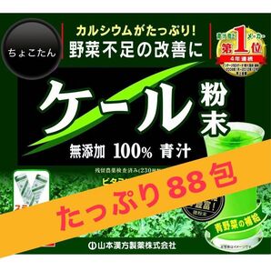 【匿名配送】山本漢方製薬 ケール 青汁 スティック 88包+おまけ