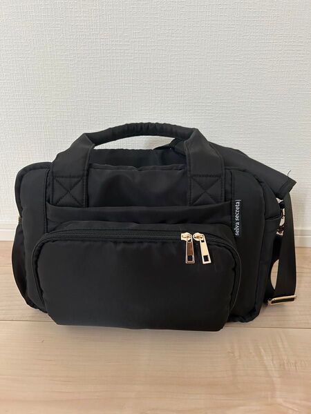 【selva secreta】Bucket tote bag(black) マザーズバッグ
