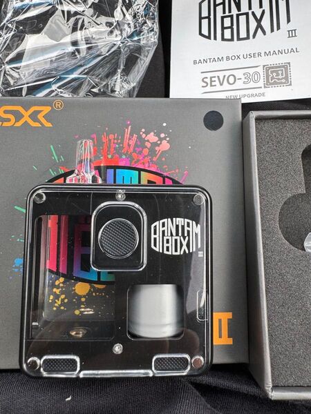 sxk bantam box v3 BLACK vape mod boro
