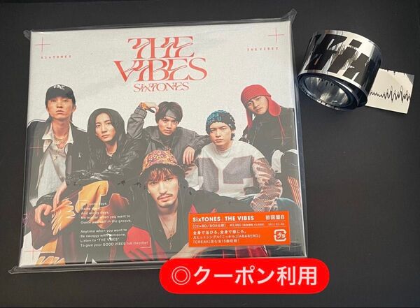 SixTONES THE VIBES 初回盤B アルバム CD Blu-ray 銀テープ おまけ ブルーレイ 美品