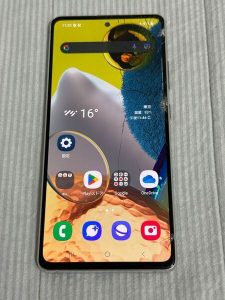 【訳あり】Galaxy A51 5G SCG07 au版 ホワイト SIMロック解除済