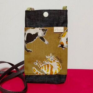 スマホショルダー大(ゴロリン猫さん)