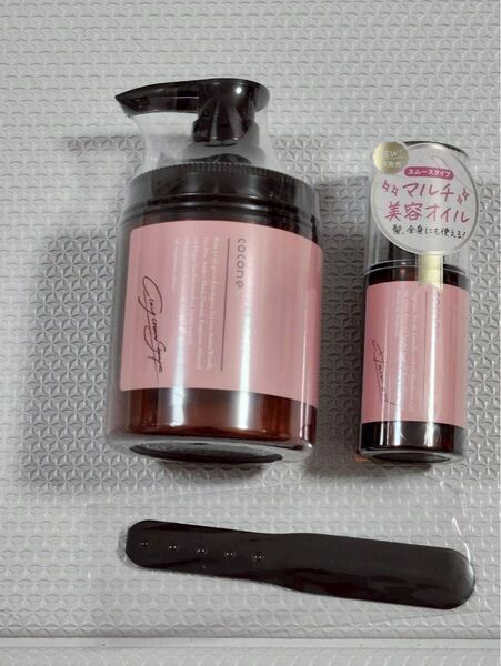 coconeクレイクリームシャンプーハーブローズの香り 380g(ヘアエッセンスオイル付) (HK.K.S)