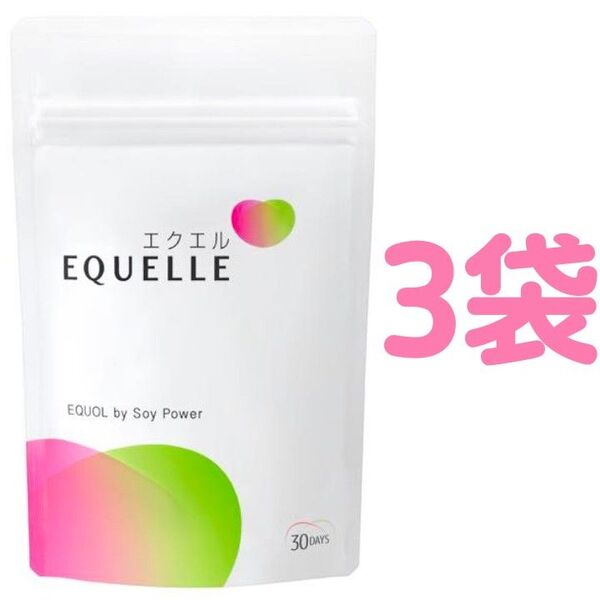 【合計90日分】大塚製薬 エクエル パウチ 30日分(120粒)×3袋