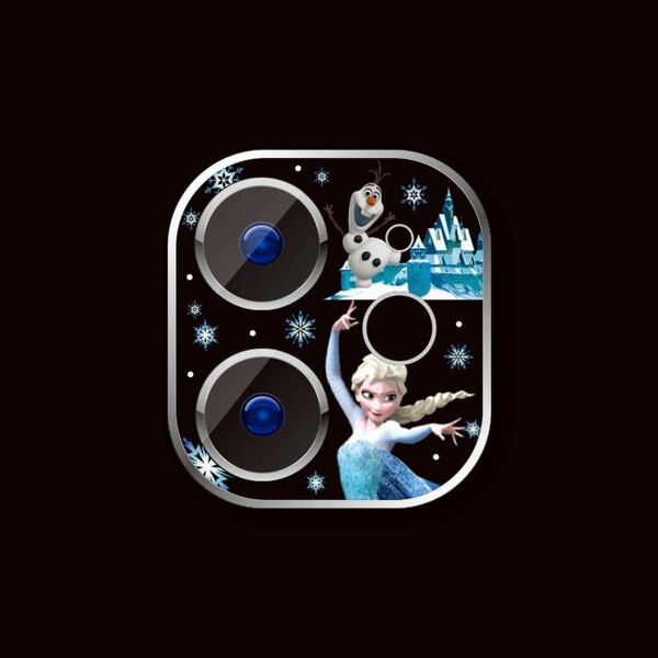 iPhone 11カメラレンズ保護 カメラカバー　アナと雪の女王