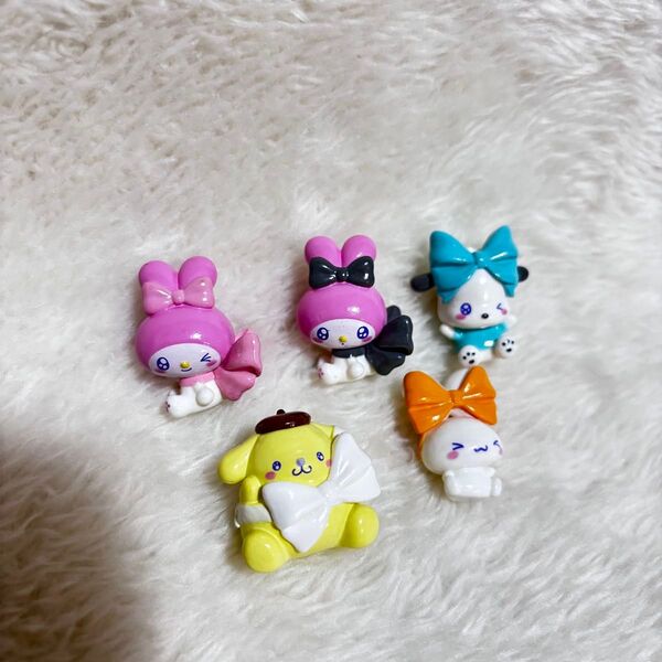 サンリオ バスボムフィギュアのみ リボン マイメロ シナモン ポムポムプリン ポチャッコ