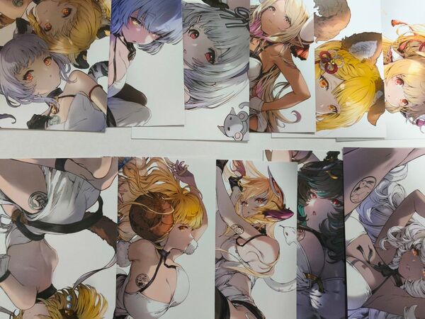 グランブルーファンタジー アニメイト 特典ポストカード全11種セット グラブル