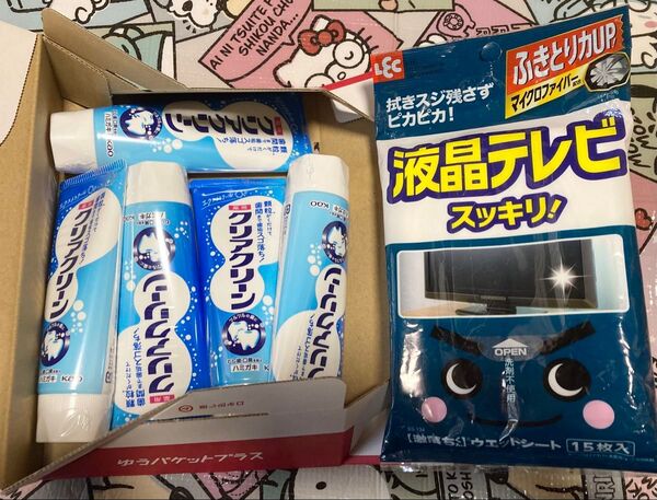 クリアクリーン 歯磨き粉 5本セット おまけ 激落ちシート液晶用 マイクロファイバー付き