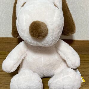 スヌーピー BIG おすわり ぬいぐるみ ブラウン 新品タグ付き