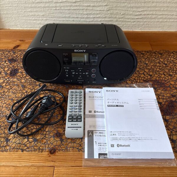 SONY ZS-RS81BT CDプレーヤー ラジオ ☆ ソニー ラジカセ ♪語学学習 リスニング学習 Bluetooth 。