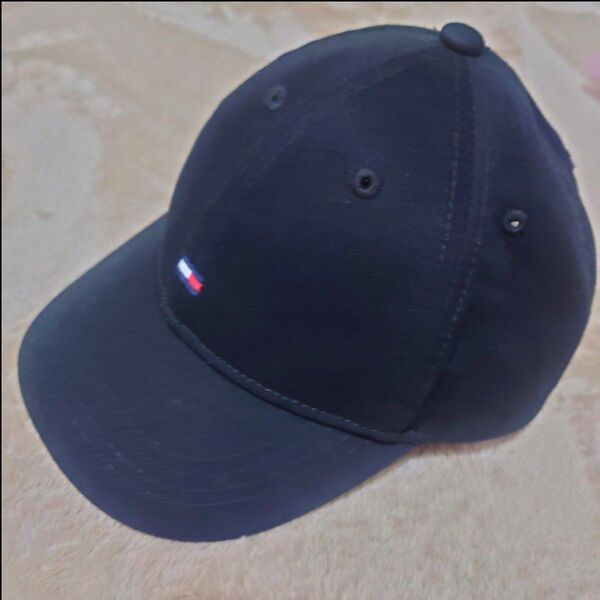 Tommy Hilfiger トミーフィルフィガー Sサイズ キャップ ブラック